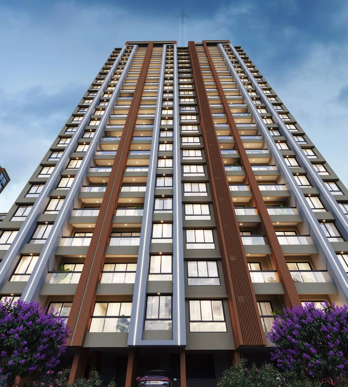 Prism City Blue Charholi 2 BHK Interior Design View