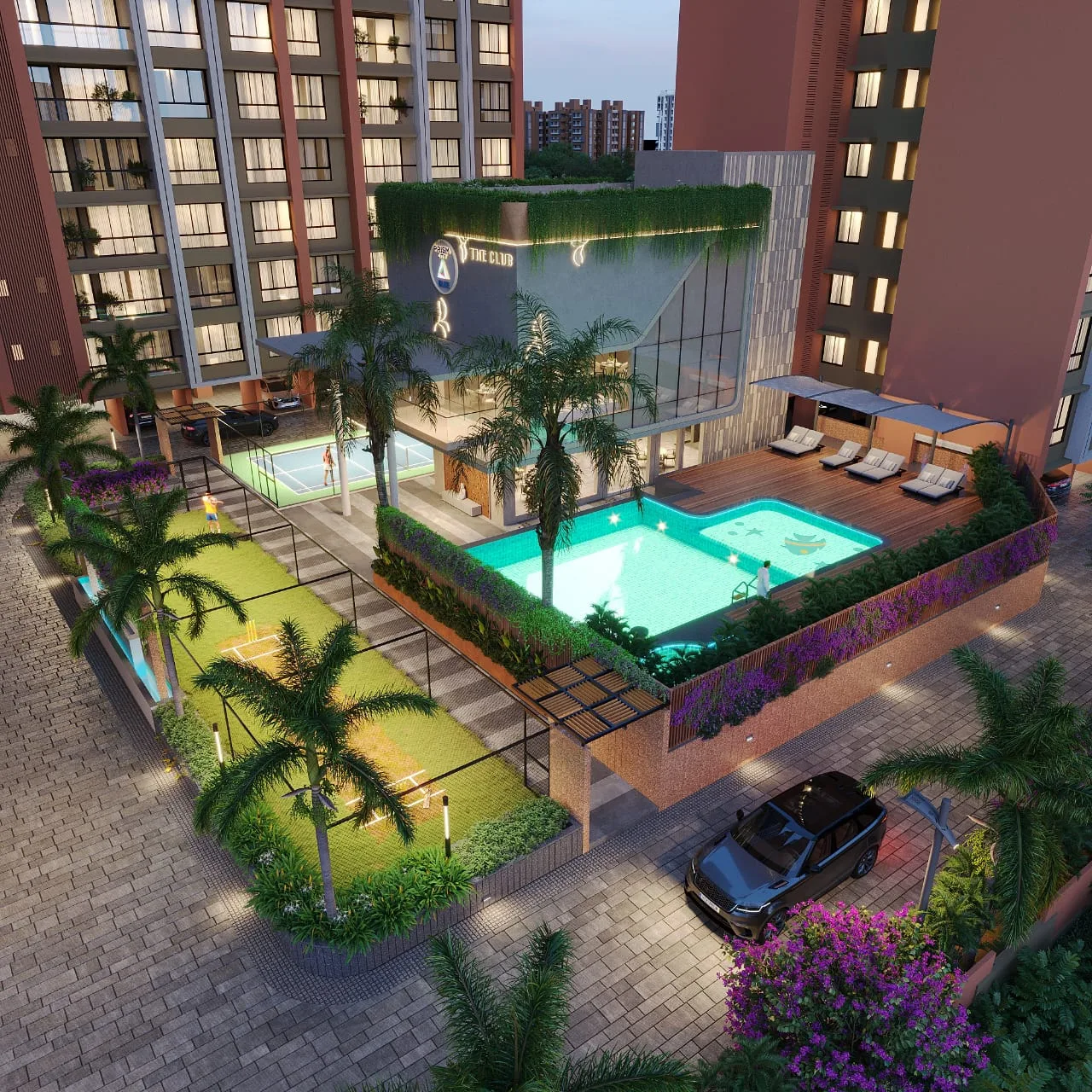 Prism City Blue Charholi Reviews & premium balcony view